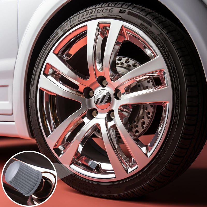 MEAJOO 30 قطعة أغطية جذعية صمام الإطارات TPMS، سدادة محكمة الغلق مقاومة للغبار شديدة التحمل، مع سدادة مطاطية على شكل حرف O، أغطية ساق صمام الإطارات العالمية للسيارات وسيارات الدفع الرباعي والشاحنات والدراجات والدراجات النارية والدراجات (رمادي) - Image 3